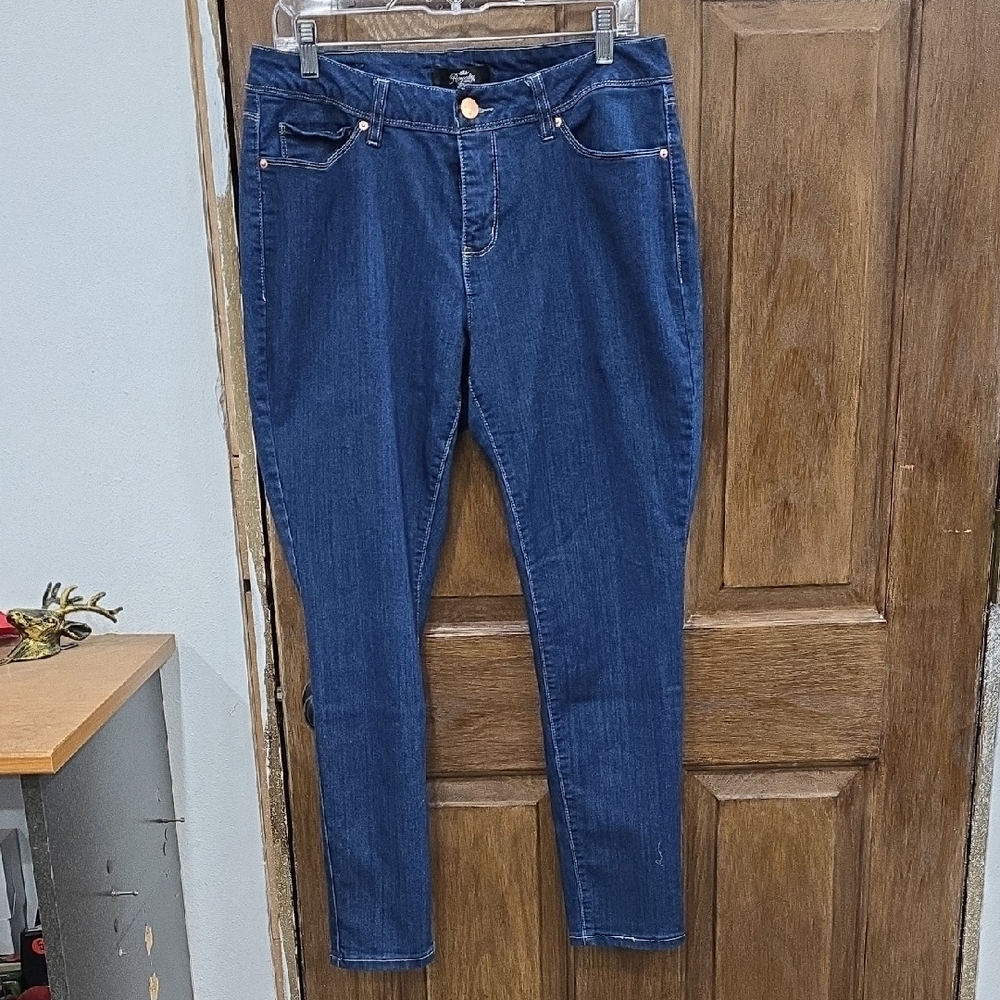 Royalty For Me Dark Blue Skinny Jeans